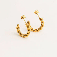 Spiral Hoop Earrings