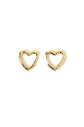 Silhouette Heart Hoops