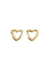 Silhouette Heart Hoops