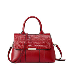 Kelly Croc Leather Bag