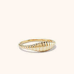 Croissant Signet Ring