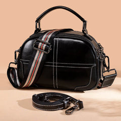 Round Leather Bag