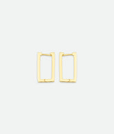 Block Hoop Earrings