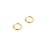 Mid Gold Hoop Earrings