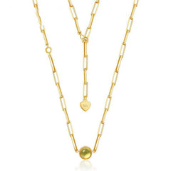 Big Paper Clip Link Necklace