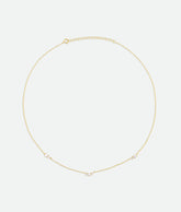Triple Diamond Chain Necklace