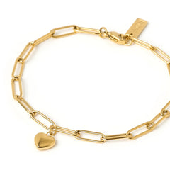 Link Heart Bracelet
