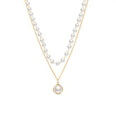 Dual Layered Pearl Necklace