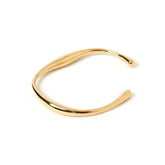 Wave Gold Cuff Bracelet