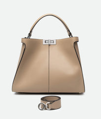 Ava Leather Bucket Bag