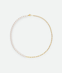 Pearl and Chain Necklace