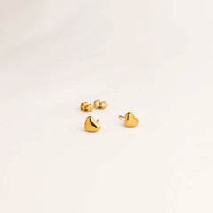 Mini Heart Stud Earrings