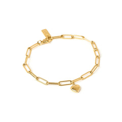 Link Heart Bracelet