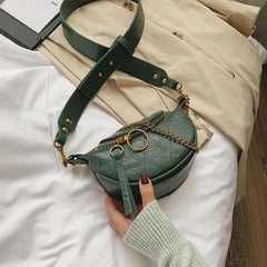 Half Moon Chain Crossbody
