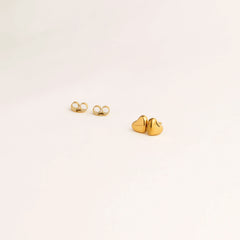 Mini Heart Stud Earrings