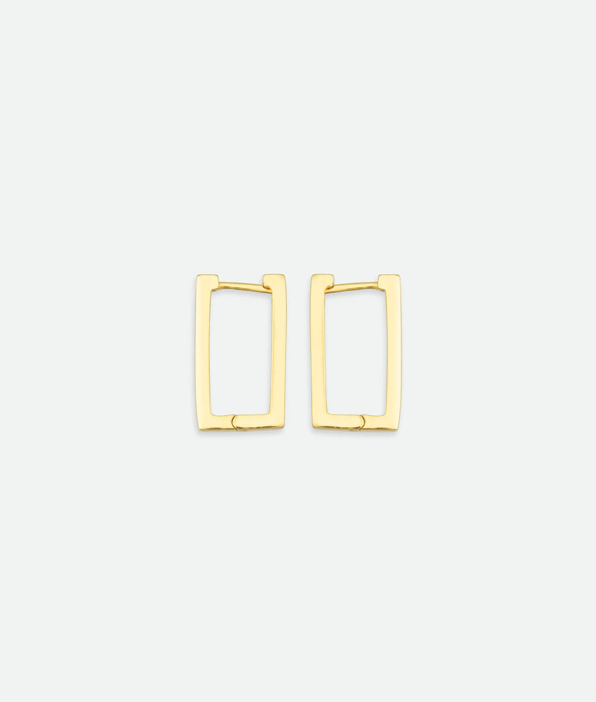 Block Hoop Earrings