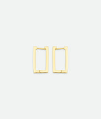 Block Hoop Earrings