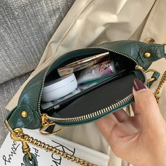 Half Moon Chain Crossbody