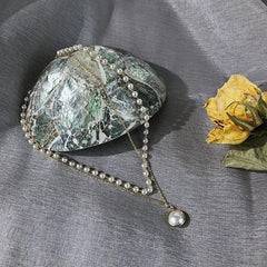 Dual Layered Pearl Necklace