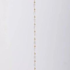 Transparent White Crystal Necklace Material