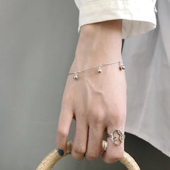 Silver Beads Bracelet