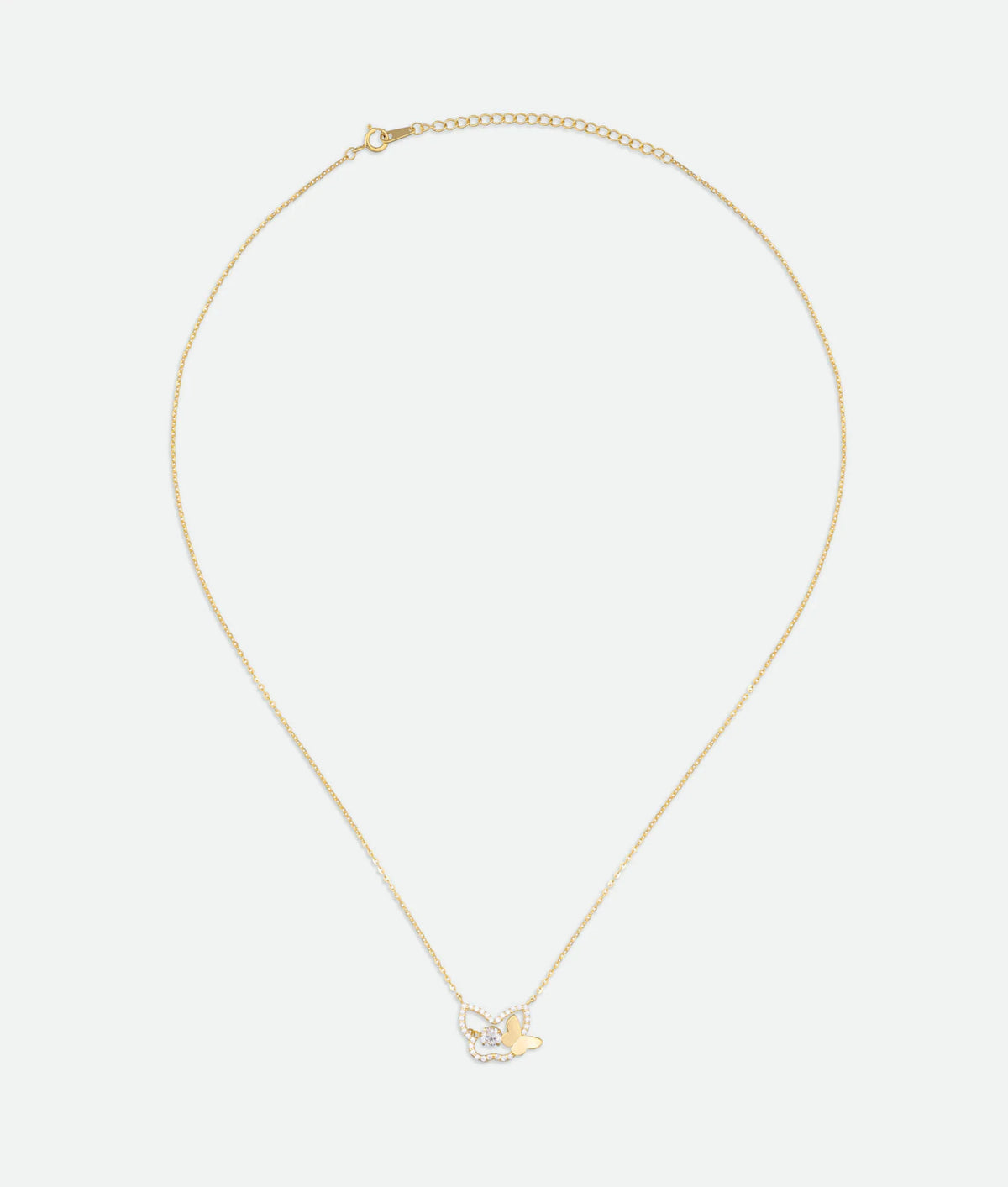 Butterfly Gold Necklace