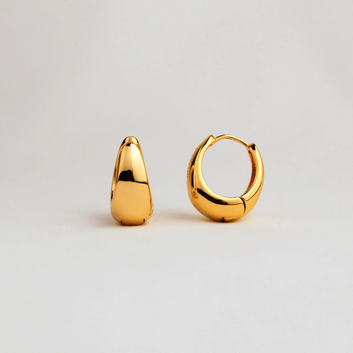 Thick Teardrop Earrings
