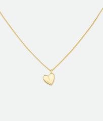 3D Heart Pendant Necklace