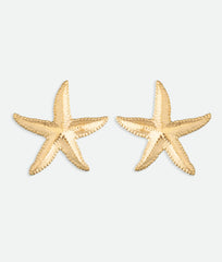 Gold Starfish Earrings