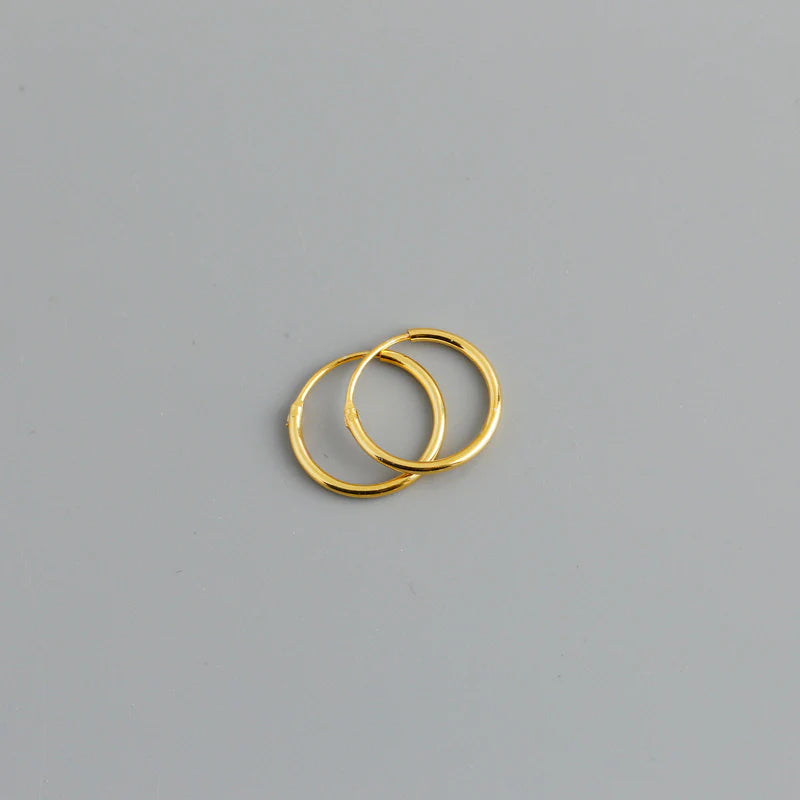 Thin Hoop Earrings
