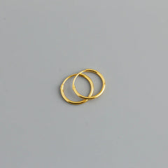 Thin Hoop Earrings